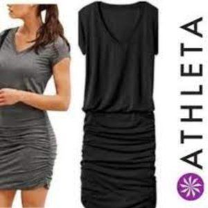Athleta Topanga Black V-Neck Dress - Never Worn!